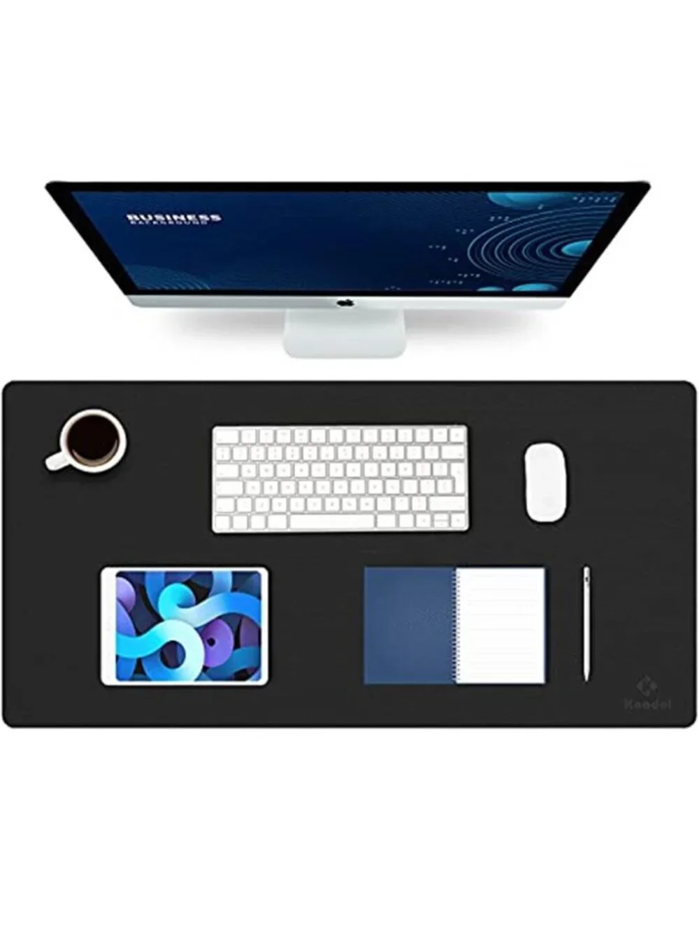 Large Office Desk Mat, Leather Mouse Pad (31.5